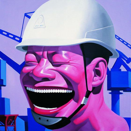 Yue Minjun hat series 5